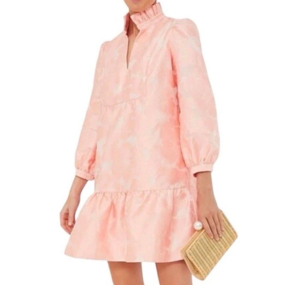 Tuckernuck Blush Pink Ruffled Midi Dress